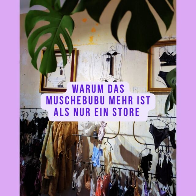 ist mehr als nur ein gewöhnlicher Store 💖

Als ich das MuscheBubu gründete, wollte ich einen Ort schaffen, der Sinnlichkeit und Extravaganz auf eine nachhaltige Art zum Ausdruck bringt 🌱

Hier findest du keinen Fast-Fashion-Schnulli, sondern ausgefallene Zero-Waste-Unikate aus Leipzig und Berlin.
Hier gibt es keine Massenware, sondern handverlesene Slowfashion-Labels und Second-Hand-Kleidung mit Blick auf Regionalität.

Aber vor allem: Hier gibt es Raum für DICH.
Ob du dir ein individuelles Outfit zusammenstellst, die Kunst des Shibari entdeckst oder deinen eigenen Workshop startest - das MuscheBubu ist dein Space. 💖

Komm mich im Store besuchen, bring deine aussortierte Frühlingskleidung zum Verkauf auf Kommission mit und nutze noch bis Ende April den 20% Second-Hand-Winter-Sale!

#conceptstoreleipzig #slowfashioncommunity
#spacesharing #secondhandfashion #muschebubu ---

More than just a regular store 💖

When I founded MuscheBubu, I wanted to create a place that expresses sensuality and extravagance in a sustainable way 🌱

You won’t find any fast-fashion nonsense here. Instead, I offer extraordinary Zero-Waste unique pieces from Leipzig and Berlin. No mass production - just hand-picked slow fashion labels and second-hand treasures with a focus on local roots.

But most importantly: This is a space for YOU.
Whether you’re styling a unique outfit, discovering the art of Shibari, or hosting your own workshop - MuscheBubu is your space. 💖

Come visit me at the store! Bring your pre-loved spring clothes for commission and don't forget to grab 20% off in our Second-Hand Winter Sale until the end of April! 🛍️✨