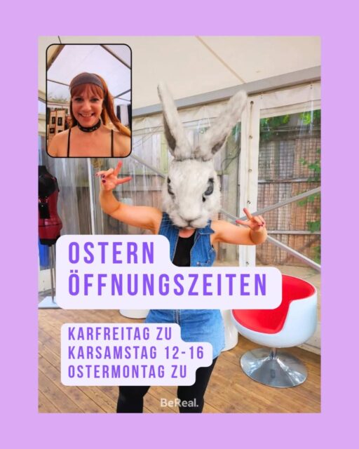 öffnet am Karsamstag für Dich 👯‍♂️✨

Ich öffne den Store diesen Samstag von 12-16 Uhr.

Wenn es dich also bei deinem Osterspaziergang auf die Georg-Schwarz-Straße verschlägt, dann komm doch mal rum und sag Hallo! Hier gibt es sicherlich etwas Süßes für dich zu finden 😉

Ich freu mich auf deinen Besuch 💖

#osterspaziergang🐰 #conceptstoreleipzig #leipzigfashion 

---

Open for you this Easter Saturday! 👯‍♂️✨

We’ll be open from 12 PM to 4 PM this Saturday.

So, if your Easter stroll leads you down Georg-Schwarz-Straße, why not stop by and say hi? 

I can’t wait to see you! 💖