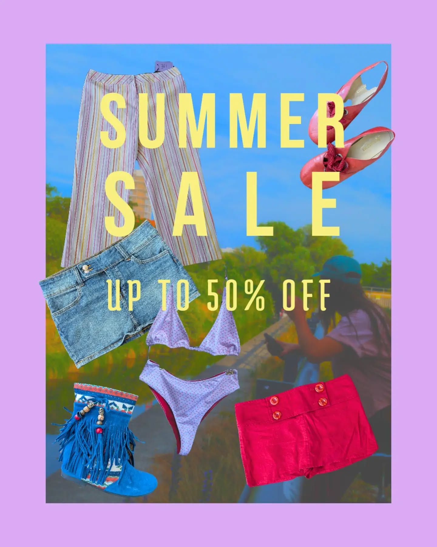 SUMMER SALE ☀️💕

Ab Mittwoch (29.07.) bin ich wieder zurück von meinem kleinen Kurztrip und wir starten direkt mit dem SUMMER SALE! 💖

Dieses Mal gibt's von Anfang an bis zu 50% Rabatt! 👀
Röcke & Shirts ab 2€. Hosen & Kleider ab 4€. Bikinis ab 2€. Und vieles mehr! 

Außerdem gibt es wieder 16% Rabatt auf handgefertigte Swimwear 👙

Also komm vorbei zur Schnäppchen-Jagd! 🏃‍♀️

#summersale #secondhand #shoplocal MuscheBubu Concept Store Leipzig 

SUMMER SALE ☀️💕

Starting Wednesday (07/29), I’m back from my little trip and we’re diving straight into our SUMMER SALE! 💖

This time, we’re starting off with up to 50% off right from the get-go! 👀
Skirts & shirts from €2. Pants from €5. Dresses from €4. Bikinis from €2. And so much more! 

Plus, there’s 15% off all handmade swimwear again 👙

So come on by and grab some deals! 🏃‍♀️