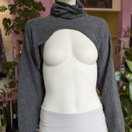 Grey Turtleneck Sleeve