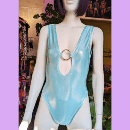 Ring Bodysuit turquoise